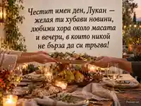 Честит имен ден, Лукан — топла есенна трапеза с любими хора