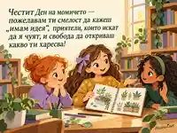 Ден на момичето: смелост да споделяш идеи и приятели, които те слушат