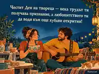 Ден на твореца с керамичка, китарист и послание за признание и открития